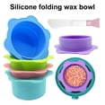 thumbnail image 2 of Doublure Chauffe-Cire avec Spatule à Cire Dépilatoire Bâton Échelle Claire Forme de Fleur Antiadhésive Réutilisable Cire Fondue Chauffe-Cire Pot de Remplacement, 2 of 8
