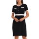 thumbnail image 1 of Vestido plisado de mujer INSPIRE CHIC, vestido de color contrastante de manga corta, negro S, 1 of 1