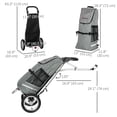 thumbnail image 3 of Aosom Remorque de Vélo, Remorque de Cargaison avec Bandes Réfléchissantes, 3 of 10