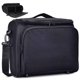 thumbnail image 1 of Funda de transporte para proyector con protecci&oacute;n interna - Funda de proyector con cierre frontal para guardar cables o accesorios,Correa de Hombro Ajustable, Bolso Port&aacute;til de V, 1 of 7