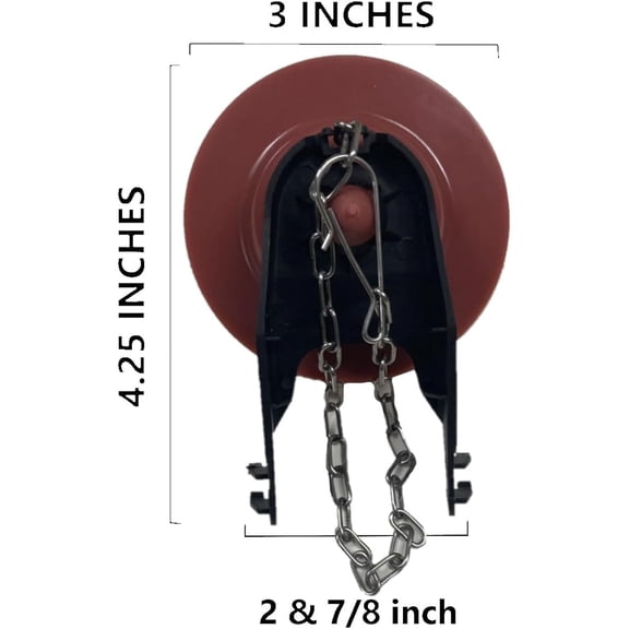 2-inch Kohler K1078578 Compatible Toilet Flapper with Narrow Wingspan by NuFlush (2 Pack)