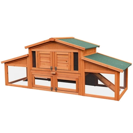 Merax Outdoor Rabbit And chicken Hutch Pet Home for Small