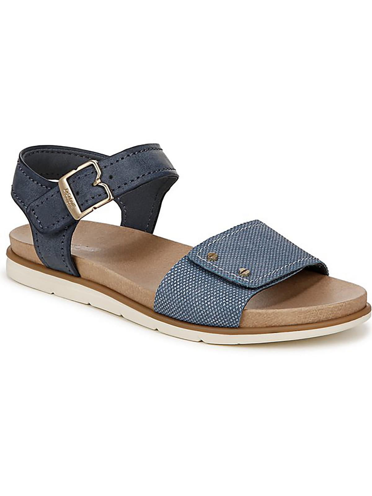 (取寄) ドクターショール レディース カリ ヴィーブ ウェッジ サンダル Dr. Scholl's women Cali Vibe Wedge Sandal Oxide Blue Dr. Scholl's Cali Vibe Women's Sandals Oxide Blue Size 11 M