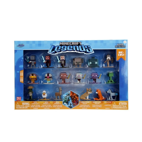 Jada Toys Nano Metal Figs 18 Pack - Minecraft Legends