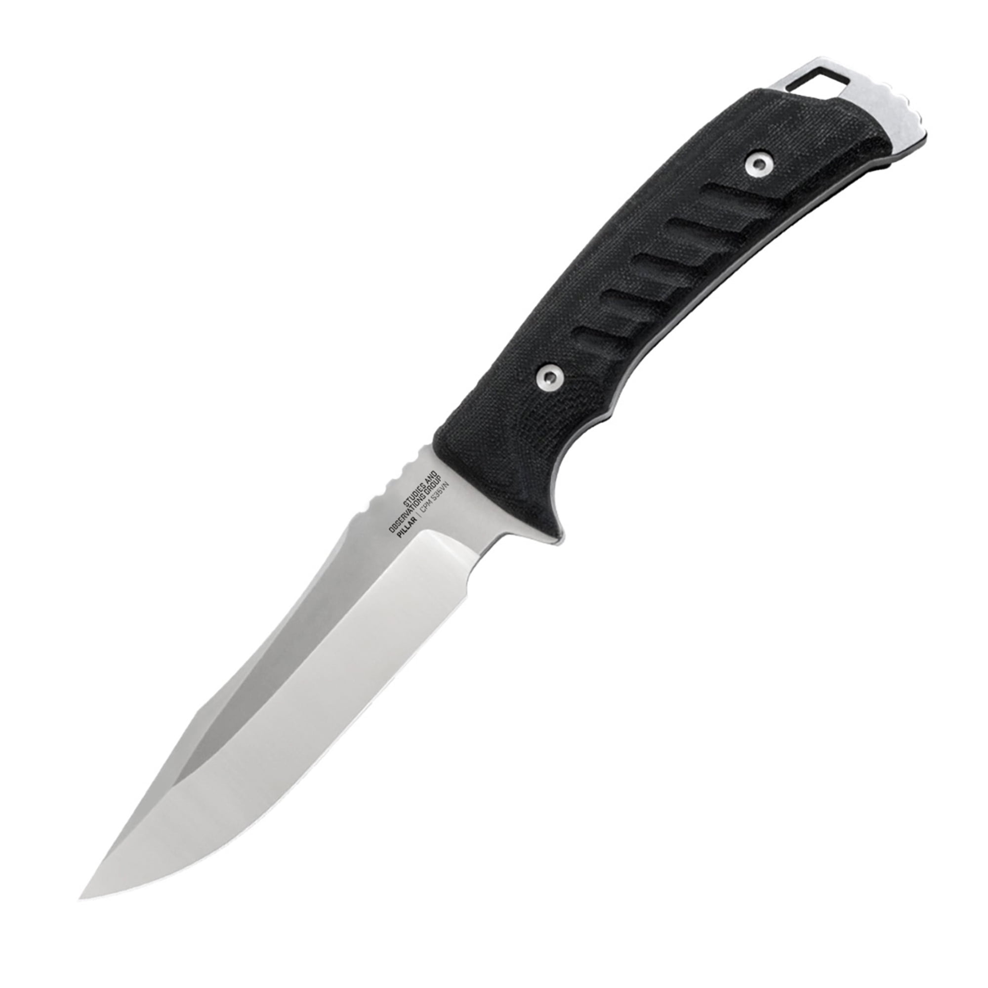 SOG Knives UF1001-BX Pillar Grey Canvas Micarta Fixed Blade CPM S35VN Steel Knife