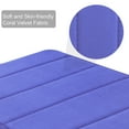 thumbnail image 3 of Unique Bargains Solid Contemporary Memory Foam Bath Rug Blue 24"x16", 3 of 8