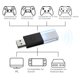 thumbnail image 2 of Matsuzay Adaptador de manija de juego Ampliamente compatible Convertidor de controlador de juego Bluetooth 5.0 Receptor de manija de juego de bajo retraso Videojuegos y accesorios, 2 of 6