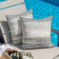 thumbnail image 4 of Throw Pillow Covers, Silver Grey 24x24 Pillow Covers for Couch/Sofa/Bed, Farmhouse Gray Barn Wooden Vintage Striped Decorative Square Linen Cushion Pillowcase for Home Decor, 4 of 9