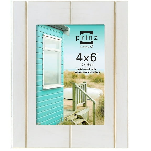 SEASIDE white-wash wood 4x6 frame by Prinz - 4x6