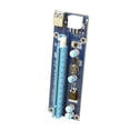 thumbnail image 3 of JSER PCI-E 1x to 16x Mining Machine Enhanced Extender Riser Adapter with USB 3.0 6Pin Power Cable, 3 of 7