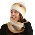 thumbnail image 3 of Dyfzdhu Men Women Winter Hat Warmer Scarf Set Warmer Neck Thick Knit Hat Set, 3 of 5