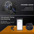 thumbnail image 4 of Auriculares inalámbricos Auriculares Bluetooth 5.0 Auriculares Cancelación de ruido Ipx5 Auriculares impermeables Micrófono incorporado Auriculares con sonido 3d Feliz Sencillez, 4 of 4