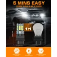 thumbnail image 2 of 2pcs 6000K White 3157 4114 4157 LED Daytime Running Light Bulbs Driving DRL Kit, 2 of 10