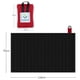 thumbnail image 4 of Siegvoll Mini manta de picnic ultraligera y ultrafina, manta de playa portátil, manta de exterior para playa, picnic, acampada y senderismo, 70 x 110 cm (negro)…, 4 of 5