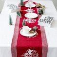 thumbnail image 4 of Bangcool Christmas Table Runner Decorative Cute Elk Party Table Runner Dinner Table Decor, 4 of 7