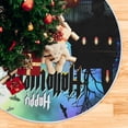 thumbnail image 5 of FMSHPON Halloween Xmas Christmas Tree Skirt Stand Mat for Holiday Party Decoration Indoor Outdoor 48 inches, 5 of 6