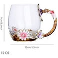 thumbnail image 2 of Tazas de té de cristal, regalos de taza de café para esposa/mujer/abuela/mamá/amiga brillar Hogar, 2 of 5