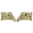 thumbnail image 5 of DIN Rail Mount Terminal Blocks End Stopper Screw Type Clamp Yellow EW/35 Pack of 20, 5 of 5