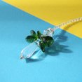 thumbnail image 4 of Colgante de ángel de cristal, decoración de atrapasueños de arcoíris (verde), 4 of 7