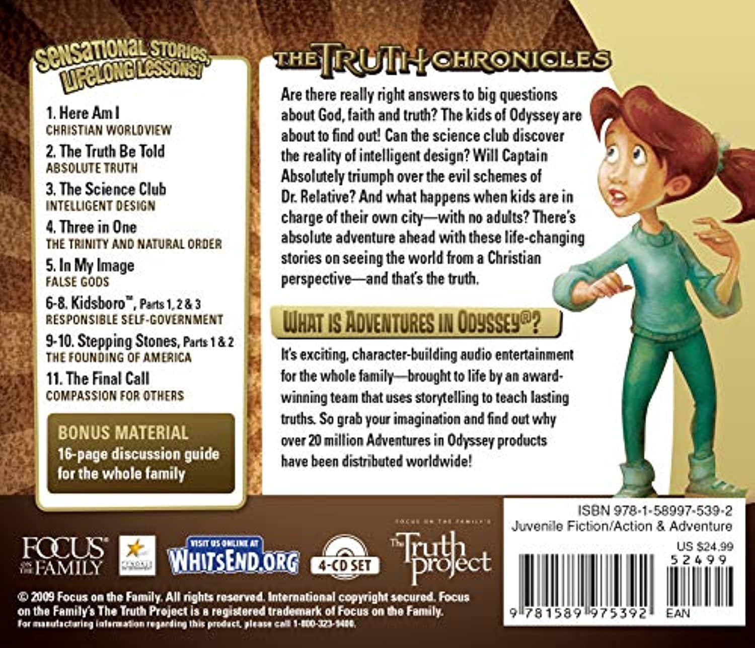 Adventures in Odyssey The Truth Chronicles: 11 Stories on the Power of God's Truth, (Audiobook)