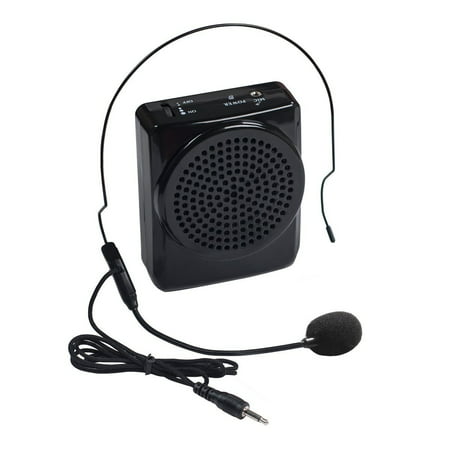 DuaFire Voice Amplifier Portable Microphone with Waistband for Teachers, Speakers, Yoga Instructors, Gym Directors, Coaches,