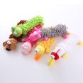 thumbnail image 3 of Juguete de peluche con sonido para perros, trapeador de piel, concha, rana, hipopótamo, suministros para moler dientes, 3 of 6