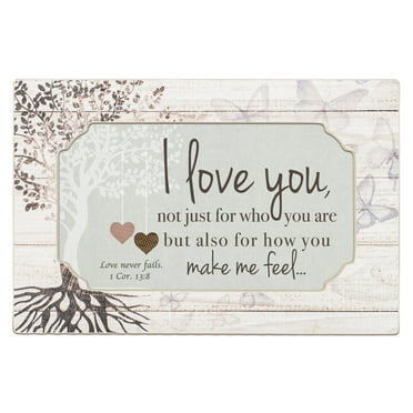 Love You Make Me Feel Deco Whitewash Jewelry Music Box Plays How Great Thou Art
