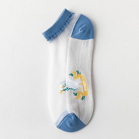 

Yedhsi Hot Socks Fashion Women Mesh Ladies Breathability Patchwork Thin Socks Women’s Stockings