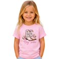 thumbnail image 5 of Big Sister Shirt for Baby Toddler & Youth Girls Cowgirl Boots Tee, Pink Shirt, 4T, 5 of 8