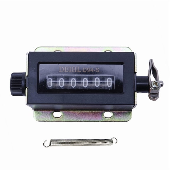 HLGDYJ 0-999999 6 Digit D94-S Resettable Mechanical Pulling Count Counter