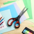 thumbnail image 2 of LIVINGO 3 Pack Titanium Scissors Heavy Duty All Purpose for Office Home Cutting Fabric Paper, 2 of 9