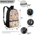 thumbnail image 5 of KUIFORTI Cute Dog Paw School Backpack For Girls 10-12 Pink Boys Backpack Lightweight Multifunctional Shoulder Bag Large Capapcity Kids Bookbag Casual Daypacks Rucksack, 5 of 6