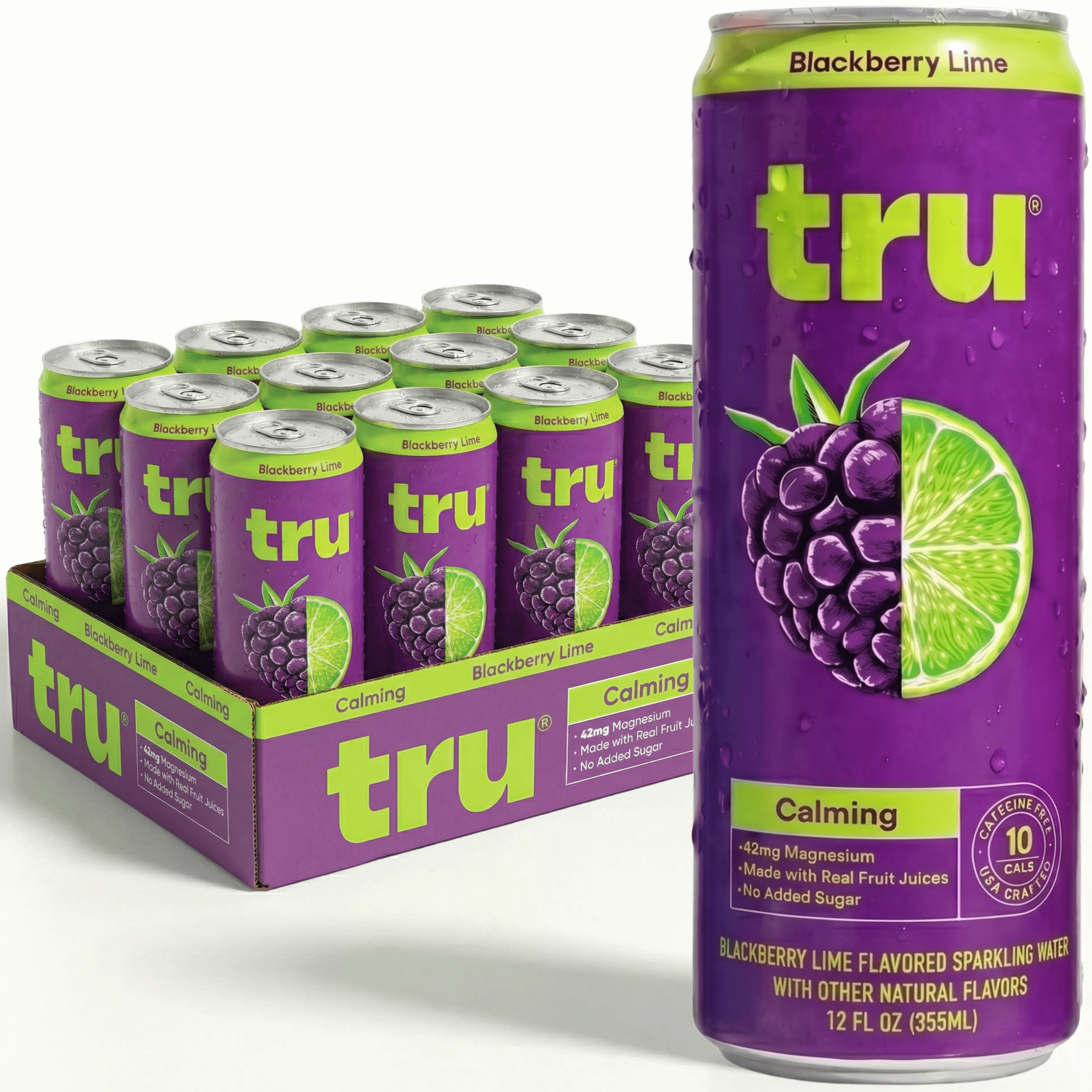スリムビューティハウス TRUE GLOW DORINK Tru, Sparkling Water, Raspberry Flavored, Biotin Infused, 12 Pack