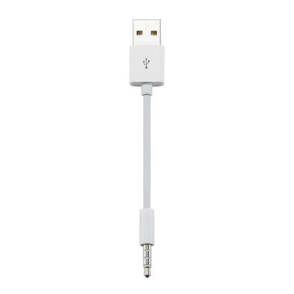 3.5mm to USB 2.0 Data Sync Audio Adapter Cable for iPod Shuffle 3rd 4th 5th 6th