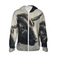 thumbnail image 1 of Balery Mystical Bull in Fog Sudadera ligera de manga larga con capucha y protección solar UPF 50+ para hombre y mujer, ideal para pesca y running-Small, 1 of 7