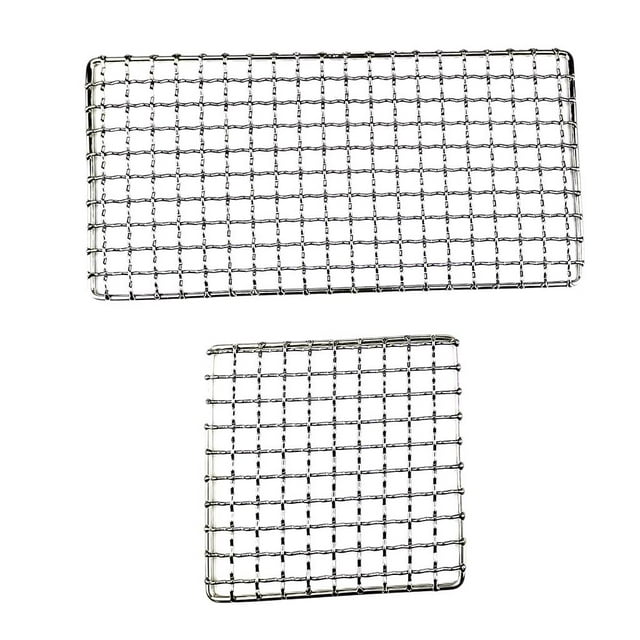 Rejilla Antiadherente Zulema Set de 2 Para Parrilla de Acero Inoxidable 304