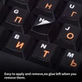thumbnail image 4 of 2Pcs Russian Keyboard Stickers, Russian-English Keyboard Letters Replacement Sti, 4 of 6