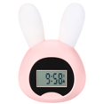 thumbnail image 1 of Despertador Luz Reloj De Conejo Luz Con Luz Amarilla Cálida Control Táctil Lámpara De Noche Regulable Para Dormitorio Habitación De Niños Kearding HA017695-00, 1 of 7