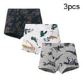 thumbnail image 2 of KYAIGUO 3-8T Baby Kids Boys Cotton Boxer Briefs Dinosaur Training Boyshorts 3Pack Little Boys Underwear Breathable Soft Comfortable Cotton Boxer Briefs Baby Shorts Boyshorts, 2 of 6
