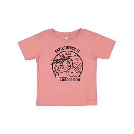 

Inktastic Summer Vacation Mode Naples Beach Florida Gift Baby Boy or Baby Girl T-Shirt