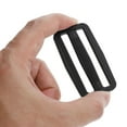 thumbnail image 4 of Uxcell 2.0625 Inch Tri-Glide Slide Buckles, 10 Pack Plastic Webbing Strap Fastener for Backpack Bag Belt, Black, 4 of 5