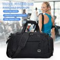 thumbnail image 4 of Bolsa De Ejercicios Oxford Fitness Bag Bolsas de gimnasio portátiles de gran capacidad para hombres y mujeres (negro) Sywqhk Para Estrenar, 4 of 7