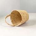 thumbnail image 4 of Naittoop Farmhouse Handmade Woven Hanging Seagrass Baskets, Boho Hanging Wall Wicker Basket, Hanging Flower Basket for Shelves, Walls, Doors, Balconies, Front of House, Garden 9.44in, 4 of 7