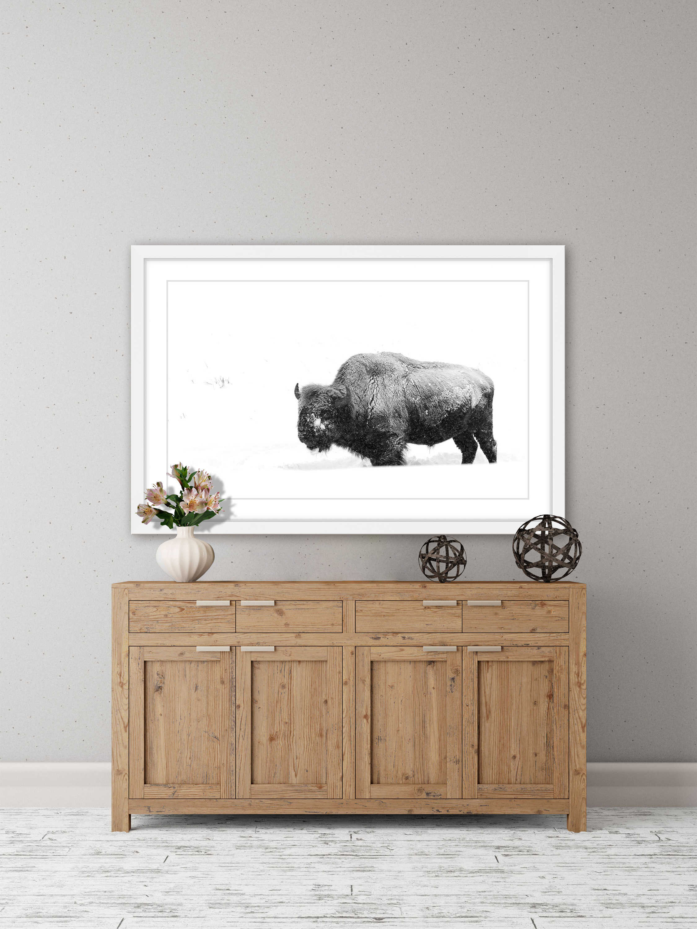 "Winter Coat" Framed Painting Print