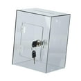 thumbnail image 2 of Wweixi Acrylic Money Bank Small Size Saving Box Transparent Practical Solution For Kids Savings Sturdy grey 20x15x12cm, 2 of 6