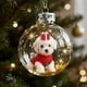 thumbnail image 3 of Adornos navideños de bolas de nieve con forma de perro, con decoraciones festivas para mascotas, para colgar en el árbol de Navidad. NCHKUN, 3 of 5