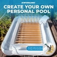 thumbnail image 3 of Swimline Luxe Edition Inflatable Suntan Tub Pool Lounger, White & Gold, 3 of 8
