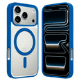 thumbnail image 1 of Funda Transparente con Color AZUL Compatible con MagSafe para iPhone 17 Pro, Protección Antigolpes Ultrafina, TPU + Silicona Resistente, 1 of 6