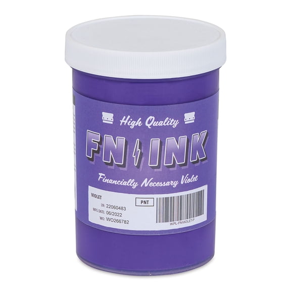 FN Ink Plastisol Screen Printing Ink - Violet, Pint
