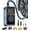Black, variant on Tire Inflator Portable Air Compressor, 150PSI Cordless Mini Air Pump with Digital Pressure, Bike Pump, 3X Fast Inflation Tire Inflator for Car, Motorcycle, Bike, Ball-LED Light and Auto Shut-Off